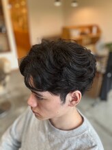 パルテ(parte) メンズ　フェザーパーマスタイル