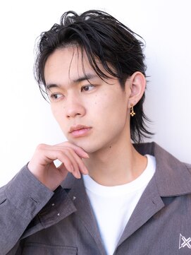 エフエム 渋谷(FM) カルマパーマベリーショートダークアッシュニュアンスパーマ