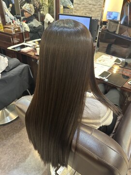 キャラ 池袋本店(CHARA) 【No.1美髪ストレート】クセうねりで悩まない縮毛矯正でさら艶髪