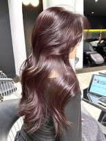 シティ(CITY)&nbsp;レイヤーカット 顔まわりカット 韓国ヘア 色気ヘア かきあげ前髪