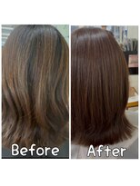 アール ヘアーアンドメイク 妻田店(R Hair&Make)&nbsp;カラー＋美髪再生トリートメント