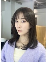 トエン(toen)&nbsp;Aラインシルエットのナチュラルレイヤー