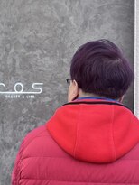 コス(COS)&nbsp;【COS/平塚/加藤】メンズダブルカラー/カシスピンク