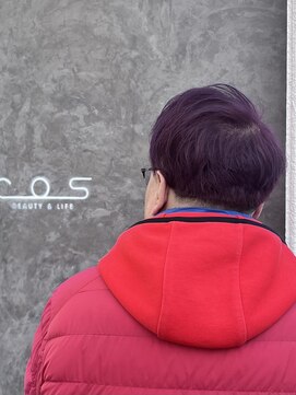 コス(COS) 【COS/平塚/加藤】メンズダブルカラー/カシスピンク