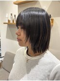 レイヤーボブ顔周りレイヤー