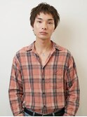 メンズショートブリーチなしカラー爽やかショート