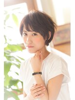 グラニュー(granew)&nbsp;お手入れ簡単♪斜めバングのふんわり小顔ショート