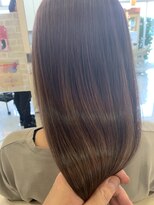 レイフィールド 光の森店&nbsp;酸性ストレート+ヌーディベージュ