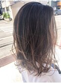 バレイヤージュハイライト