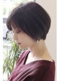 【 I. 】黒髪でも可愛いショートボブ 川口