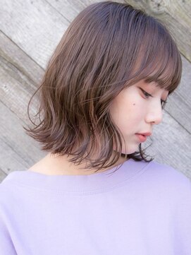 ルティア(Lutia) 外ハネボブ　シースルーバング