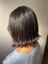 フィゼル 福島店(fizelle)&nbsp;ツヤツヤ　ピンクブラウン　原明日香