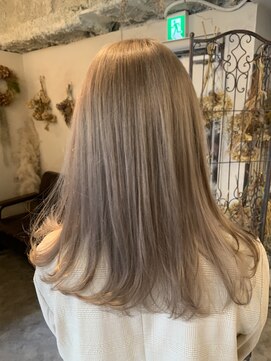 ヘアスタジオニコ(hair studio nico...) ミルクティーベージュブラウン