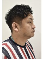 レ ギャルソン 仙台店(Les Garcons)&nbsp;高め2ブロ×MIXパーマスタイル