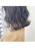 【Zina】カーキグレージュ/ボブウルフ/20代30代40代