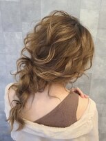 リディア 新宿東口店(Rydia) 結婚式 およばれ デート★編み下ろしヘアアレンジ★あみおろし