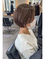 サロンドミルク 新百合ヶ丘店(salon de MiLK)&nbsp;脱白髪染めハイライトにはショートを［新百合ヶ丘］