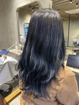 エイト 上野店(EIGHT ueno) グラデーションカラー/ネイビーブルー