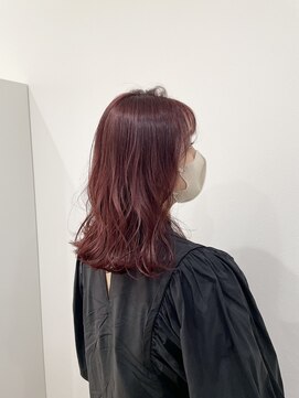 アクルヘアーバイテソロ(AKUR hair by tesoro) ボルドーカラー
