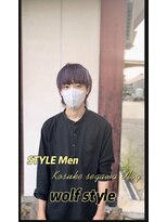 ヘアデザインサロン246&nbsp;マッシュウルフ　ラベンダーアッシュ