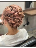 トイロ(toilo) ヘアアレンジ　もこもこ編み込み