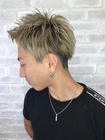 アヴァンス 天王寺店(AVANCE.) MEN'S HAIR ハイトーンベージュ