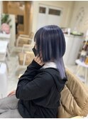 ハイトーンインナーカラー/紫＆ラベンダー