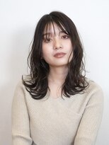 ビュートリアム 梅田(BEAUTRIUM)&nbsp;ミディアムヘア/外ハネロブ/シースルー/韓国/茶屋町/梅田/大阪