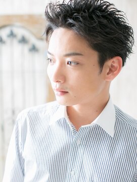 トニーアンドガイメン ホテル京阪仙台店(TONI&GUY MEN) セミウェットがセクシーなワイルドおしゃれ耳だしショートｆ仙台