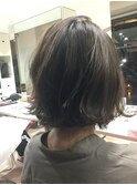 外ハネボブ/グラデーションカラー/ペールベージュ/秋葉原