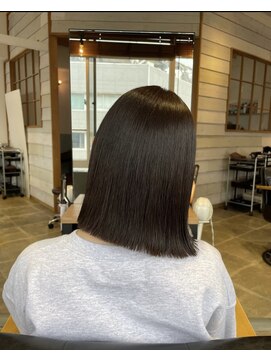 ラフィネ 成増店(raffine) 【 raffine 池田 】巻かなくても可愛い!ぷつっとボブ