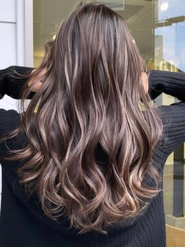 ジルブラン(JIL BLAN) ハイライトバレイヤージュダブルカラー20代30代40代グレージュ