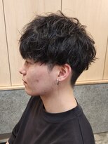 ニアウ 伊勢崎連取店(Niau)&nbsp;ニュアンスツイストスパイラルパーマ刈り上げショートマッシュ