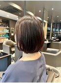 【中村】透け感エアリーボブ+アッシュブラウン