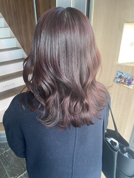 アヴァンス 天王寺店(AVANCE.) くすみカラー×くすみレッド