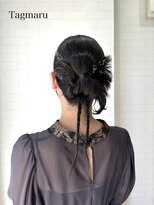 タグマル&nbsp;結婚式ヘアセット☆カチ盛アレンジ☆