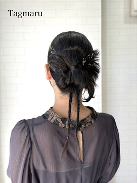 タグマル 結婚式ヘアセット☆カチ盛アレンジ☆