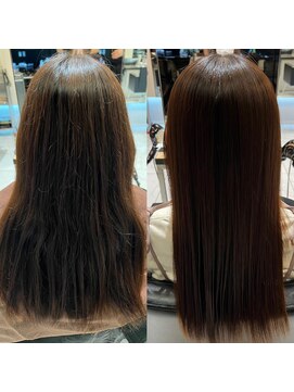 サンカリ イオンモール新居浜店(SANKARI) 髪質改善シルキーストレート ロング