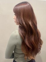 リコラックスビー(LICO LUXBE)&nbsp;ブラウンベージュカラー/ロングヘアスタイル