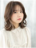 大人可愛いインナーカラー外ハネボブディp古河10代20代30代