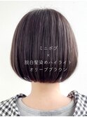 【バッサリカット】　セミロングからミニボブ（クセ毛で多毛）