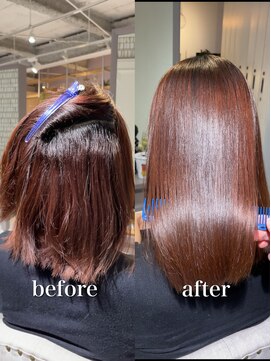 アイノア シノン 神保町(AInoa sinon) 乾かすだけでまとまる艶髪で朝も簡単スタイリング