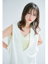 リトル 飯塚(little)&nbsp;シースルーバングレイヤーベージュ