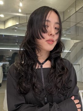 ダブ アオヤマ(DaB AOYAMA) 顔まわりデザインカット姫カット似合わせカットニュアンスカット