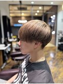 ローライト×マッシュスタイル