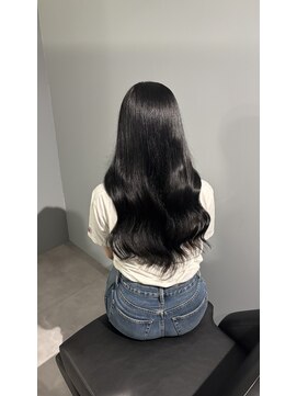 ノー バイ イオエ 西梅田(no. by ioe) ブリーチなしカラー/髪質改善/ミルクティーベージュ/小顔へア