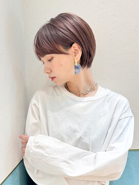 ロンド レグリーズ 立川(Lond leglise) ショート/オリーブグレー/グランマッシュ/小顔/前髪/顔周り/立川