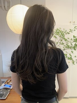 ライン(LINE) 暗めグレージュ/レイヤーカット