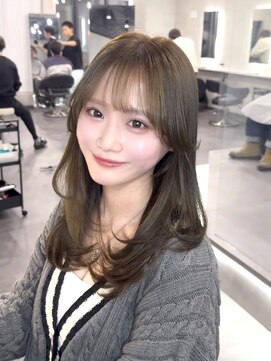 ラベル 渋谷(LAVEL) レイヤーカット×ラベンダーアッシュ