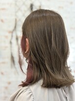 アカイトビラ ヘアケアサロン(AKAI TOBIRA Hair Care Salon)&nbsp;外ハネ×インナー×ピンク